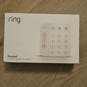 New In Box Ring Alarm Keypad 2nd Gen Emergency Response with White Finish